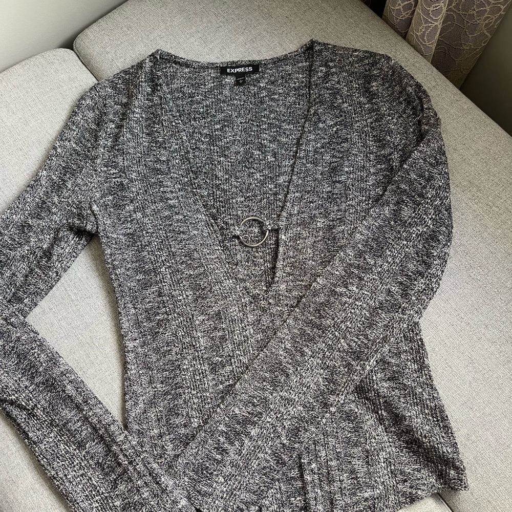 Express bodysuit sweater size S new without tag